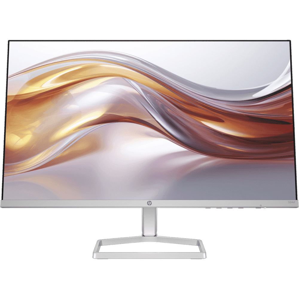 HP 24" 524SH Monitor 94C20A6 – IPS FHD, 1920x1080, VGA/HDMI, Ultra-Thin Borderless, Height Adjustable, Tilt, 100Hz, 5ms Response - Front View