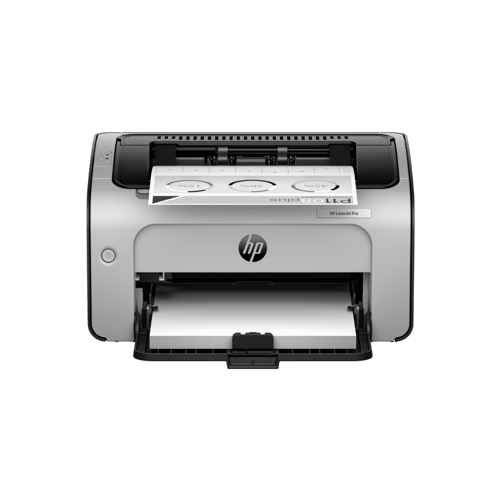 HP LaserJet P1108 Plus (53P41A) – Personal Monochrome Laser Printer, 88A Toner, Compact Design, USB, 1 Year Warranty - Front View