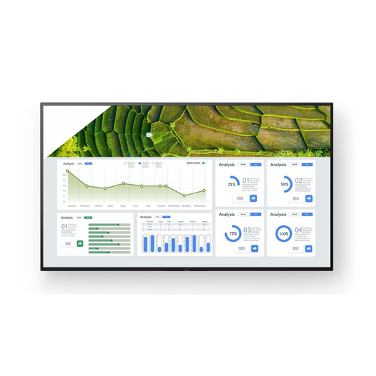 Sony 85" FW-85BZ30L Display