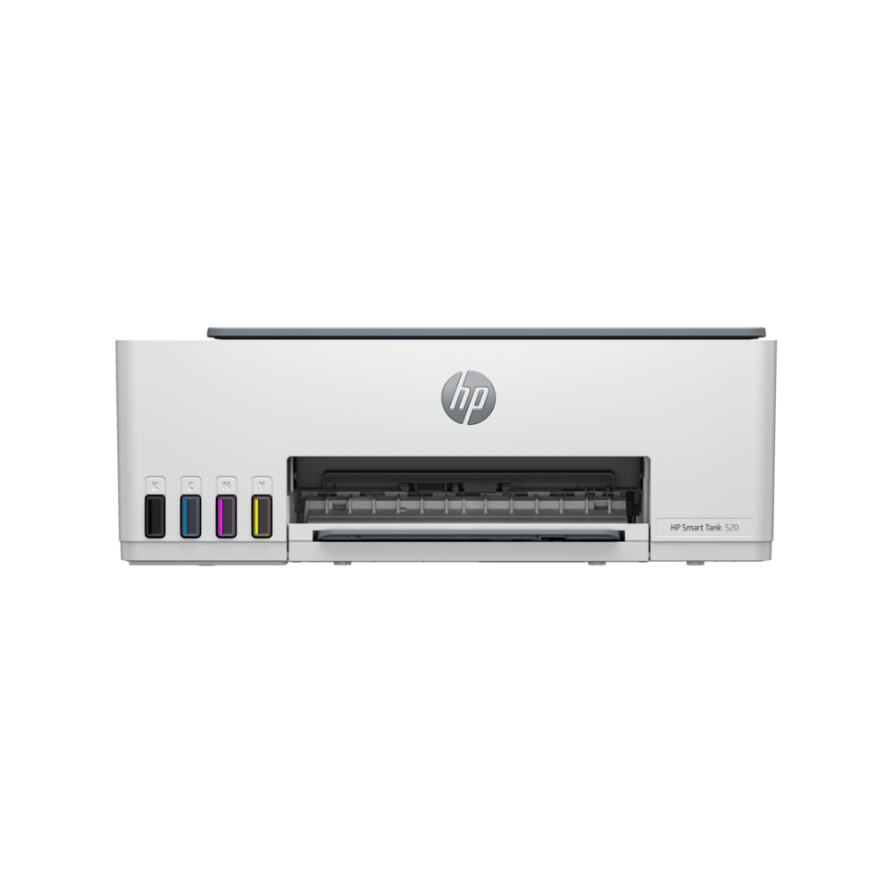 HP Smart Tank 520 (1F3W2A) – All-in-One Ink Tank Printer, Copy/Scan/Print, 1 Year Warranty + 1 Year Additional on Registration - Front View