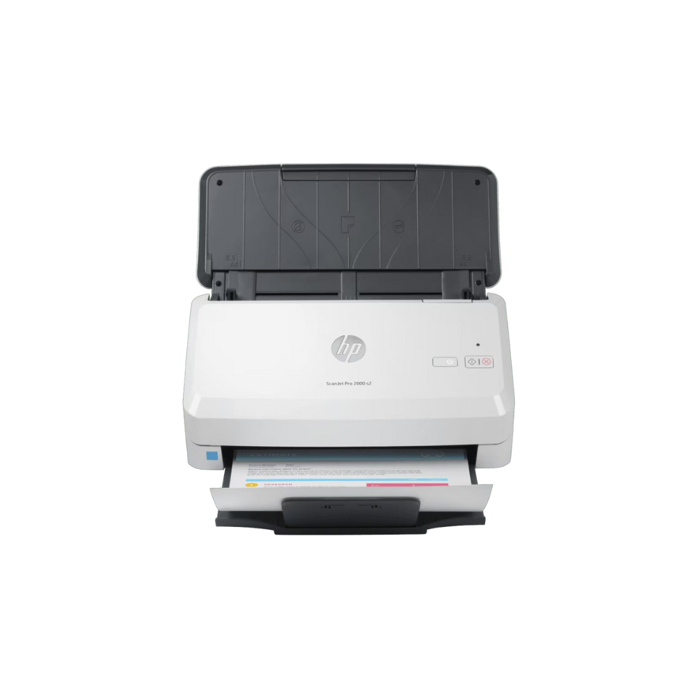 HP ScanJet Pro 3000 S4 (6FW07A) – Sheet Feed Document Scanner, 40 PPM, Duplex Scanning, 4,000 Pages/Day Duty Cycle, 1 Year Warranty - Top View