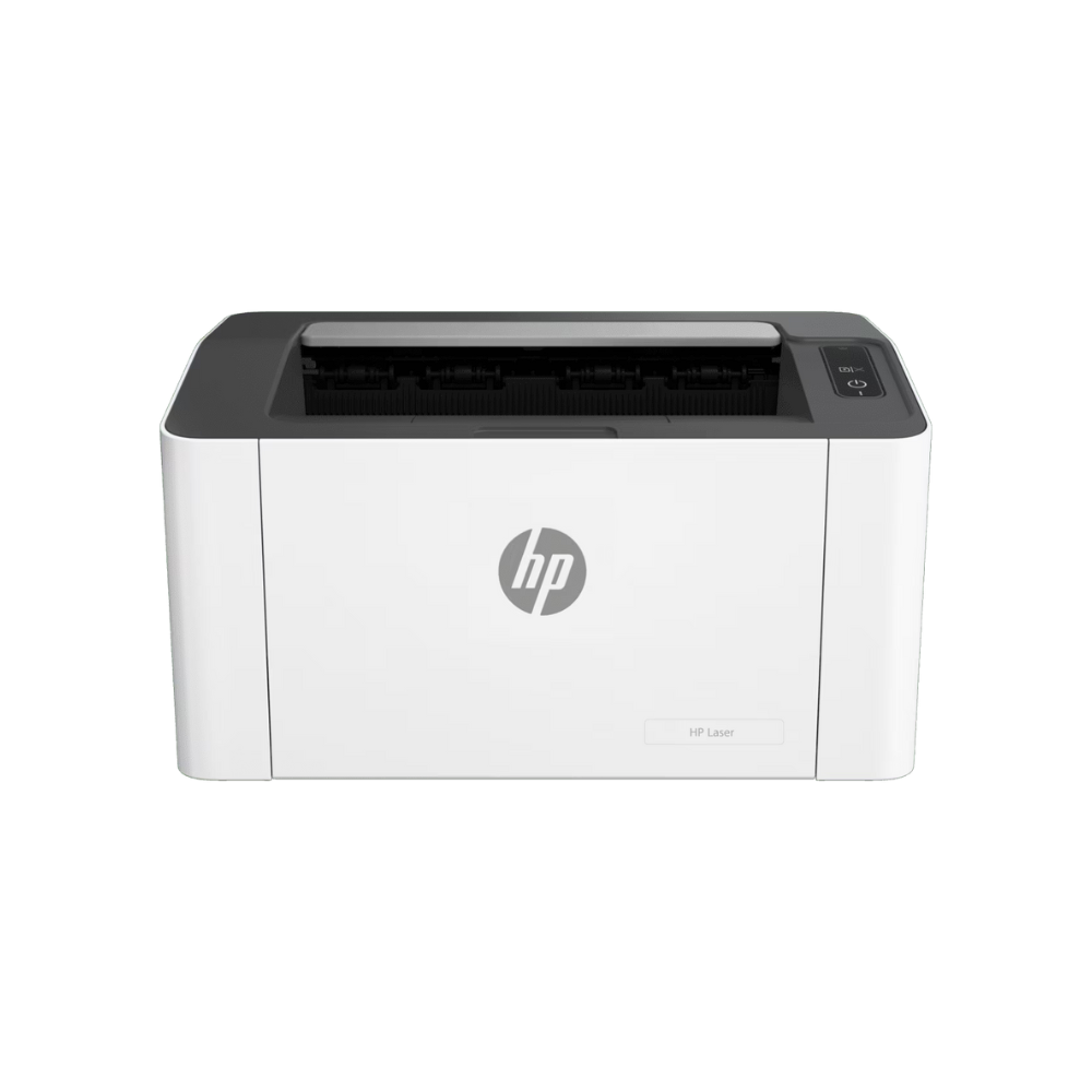 HP Laser 1008a (714Z8A) – Entry Level Monochrome Laser Printer, 20 PPM, W1660A Toner, USB, 1 Year Warranty - Front View