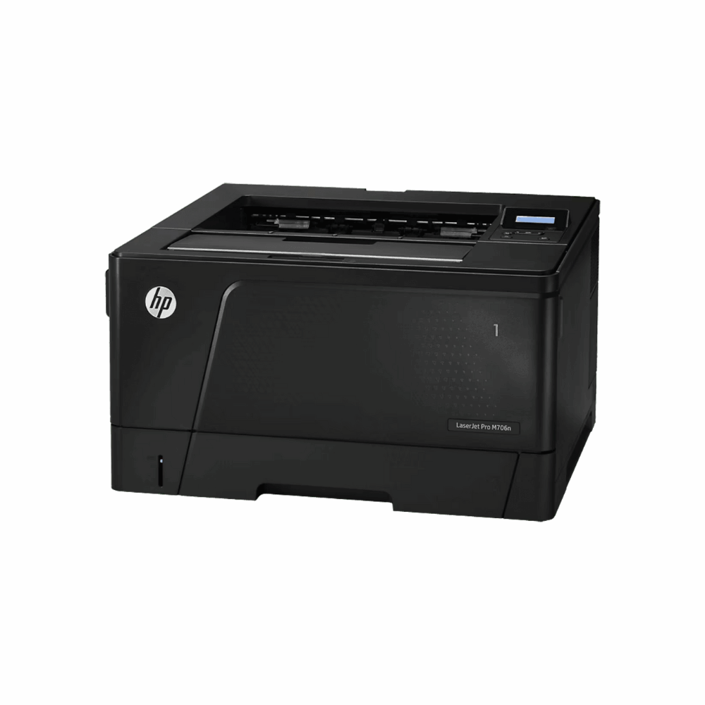 HP LaserJet Enterprise M706n (B6S02A) – A3 Size Monochrome Laser Printer with Network, 1 Year Warranty - Front View