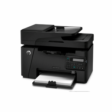 HP LaserJet Pro MFP M128fn (CZ184A) – All-in-One Monochrome Laser Printer with Fax, Network, ADF, Legal Size Support, 3 Year Warranty - Side View