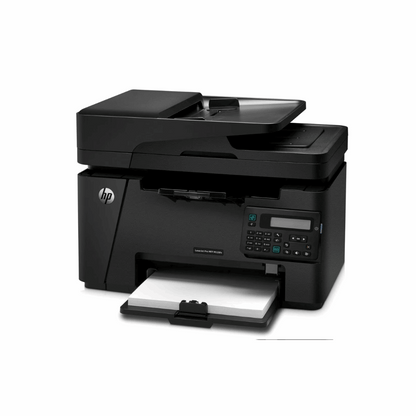 HP LaserJet Pro MFP M128fn (CZ184A) – All-in-One Monochrome Laser Printer with Fax, Network, ADF, Legal Size Support, 3 Year Warranty - Side View