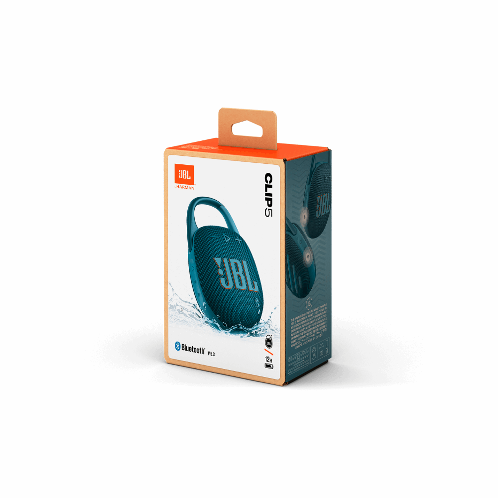 JBL Clip5  BLU Portable BT Speaker