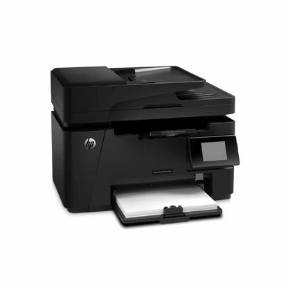 HP LaserJet Pro MFP M128fw (CZ186A) – All-in-One Monochrome Laser Printer with Fax, Wireless, ADF, Network, Legal Size Support, 3 Year Warranty - Side View