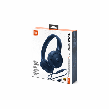 JBL Tune520CBLU USB-C Wired On-Ear Headphone