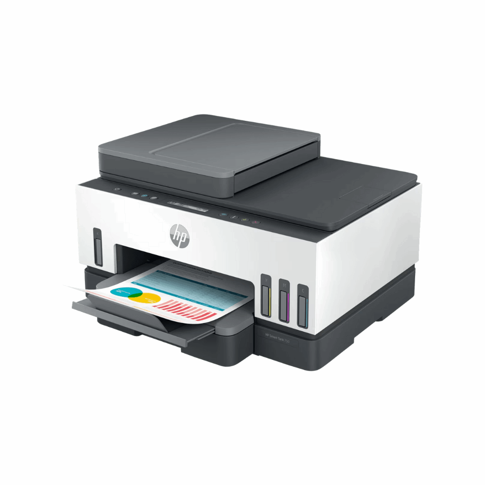 HP Smart Tank 790 (4WF66A) – Wireless All-in-One Ink Tank Printer, Duplex, ADF, Network & Fax, USB Host, 1 Year Warranty - Side View