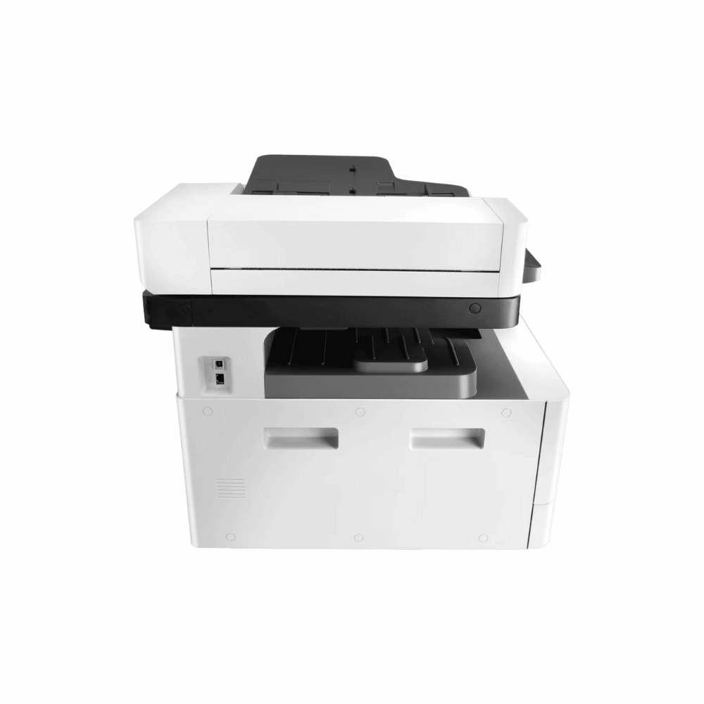 HP Laser MFP M438nda (8AF45A) – A3 Monochrome Copier All-in-One Printer with Network, Duplex & ADF, 1 Year Warranty - Back View