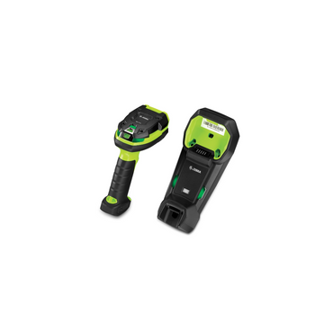 Zebra DS3608-SR3U4600K – 2D Wired Industrial Barcode Scanner, 1D/2D Imager, Rugged, USB, Handheld, 3 Year Warranty - Front View