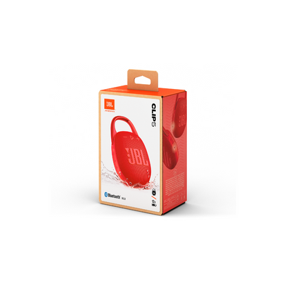 JBL Clip5  RED Portable BT Speaker