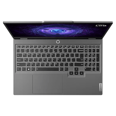 Lenovo LOQ Gaming Laptop 83GS00PJIN – Intel Core i5-12450HX, RTX 3050 6GB, 16GB RAM, 512GB SSD, 15.6" FHD 144Hz, Windows 11, Luna Grey - top view