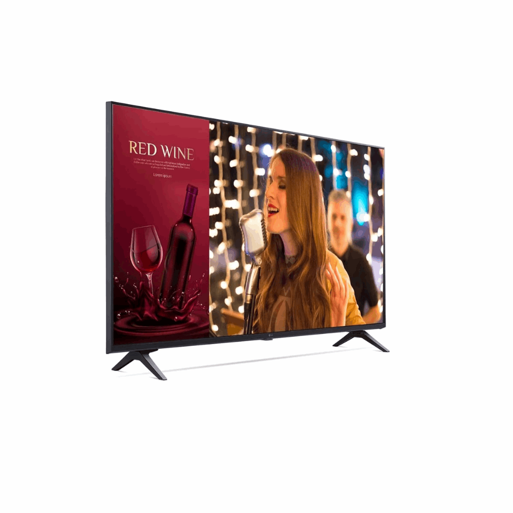 LG 65UR640S9TD – 65" UHD TV Signage, LED Display, 16/7 Operation, 3 Years Onsite Warranty - Side View