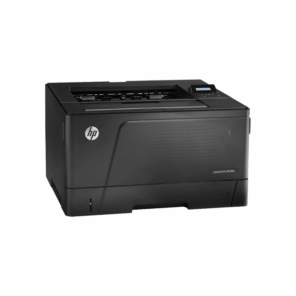 HP LaserJet Enterprise M706n (B6S02A) – A3 Size Monochrome Laser Printer with Network, 1 Year Warranty - Side View