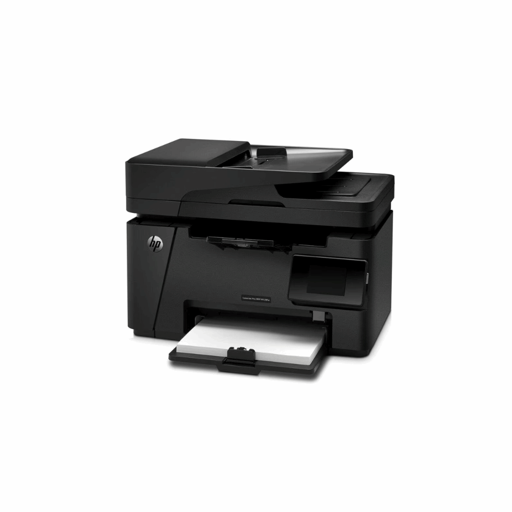 HP LaserJet Pro MFP M128fw (CZ186A) – All-in-One Monochrome Laser Printer with Fax, Wireless, ADF, Network, Legal Size Support, 3 Year Warranty - Front View