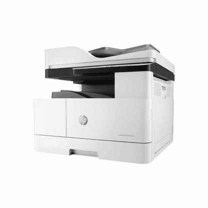 HP Laser MFP M438nda (8AF45A) – A3 Monochrome Copier All-in-One Printer with Network, Duplex & ADF, 1 Year Warranty - Side View