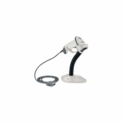 Zebra LS2208-7AZU0100ZY – 1D Wired Barcode Scanner, Black USB Kit (W/O Stand), 5 Years Warranty - Stand View