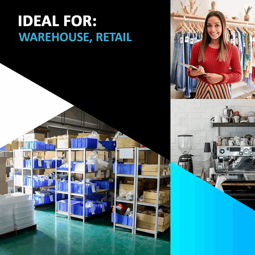 Zebra ZD23042-30GC00EZ – Thermal Transfer Printer, 203 dpi, USB & LAN, 74/300M Ribbon, India Power Cord, 2 Year Warranty - Ideal For