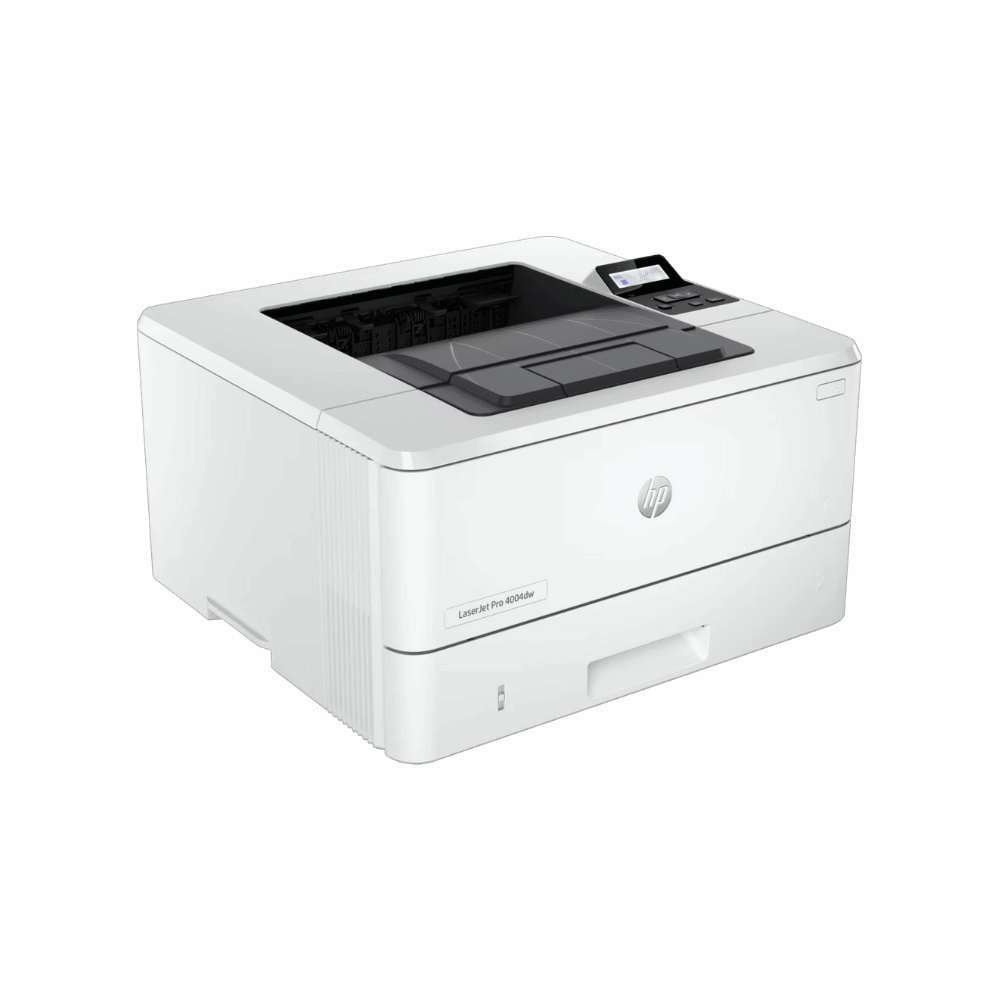 HP LaserJet Pro 4004dw (2Z615A) – Business Monochrome Laser Printer, 40 PPM, Duplex, Network & Wi-Fi, 3 Year Warranty - Side View