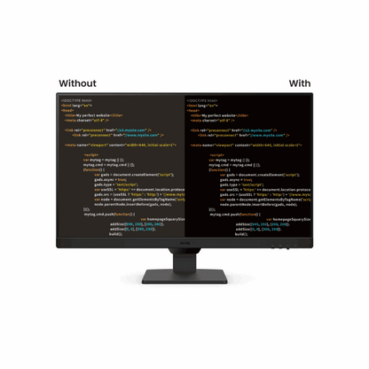 BenQ GW2790 – 27" FHD IPS Borderless, 100Hz, 99% sRGB, Dual HDMI/DP, Speakers, Coding Mode, Wall Mount, 3 Year Warranty - Front View