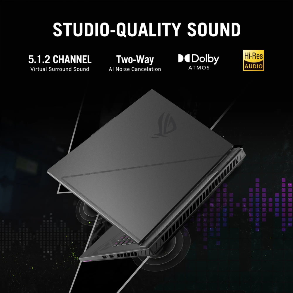 ASUS ROG Strix G16 G615LM-S5128WS – Core Ultra 9 (Arrow Lake HX), RTX 5060 8GB, 16GB, 1TB SSD, 16″ 2.5K 240Hz, Win11 + Office, Grey