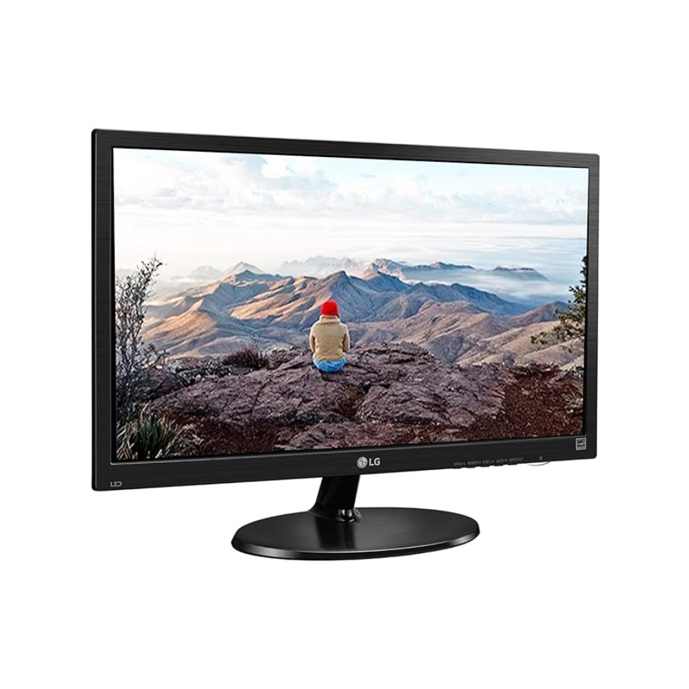 LG 19M38HB – 18.5" HD TN Monitor, 1366x768, VGA/HDMI, Wall Mount, 3 Year Warranty - Side View