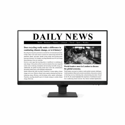 BenQ GW2790 – 27" FHD IPS Borderless, 100Hz, 99% sRGB, Dual HDMI/DP, Speakers, Coding Mode, Wall Mount, 3 Year Warranty - Front View