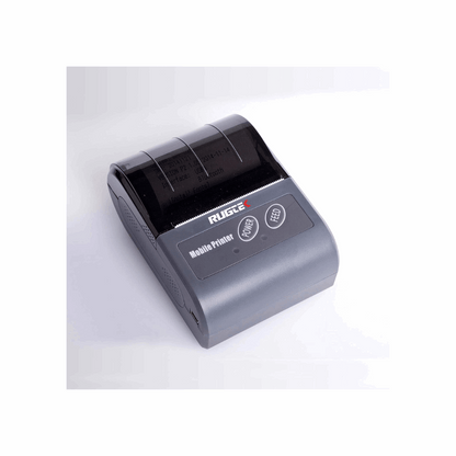 Rugtek BP02 Mobile Bluetooth Printer – 2" Print Width, 50-80mm/s, USB & BT, Barcode Support, 1500mAh Battery, Leather Pouch, 1 Year Warranty