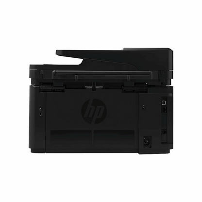HP LaserJet Pro MFP M128fn (CZ184A) – All-in-One Monochrome Laser Printer with Fax, Network, ADF, Legal Size Support, 3 Year Warranty - Back View