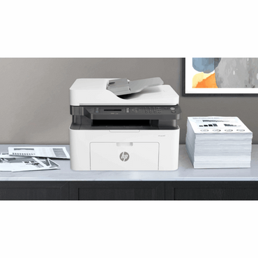 HP Laser MFP 1188fnw (715A5A) – All-in-One Monochrome Laser Printer with Fax, Network & Wi-Fi, ADF, Print/Scan/Copy, 1 Year Warranty - With Background 