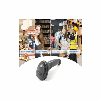 Zebra DS4608-XD7U2104ZVY – 2D Wired Barcode Scanner, Black USB Kit (India Only), Shielded USB Cable, 5 Year Warranty - IDEAL View