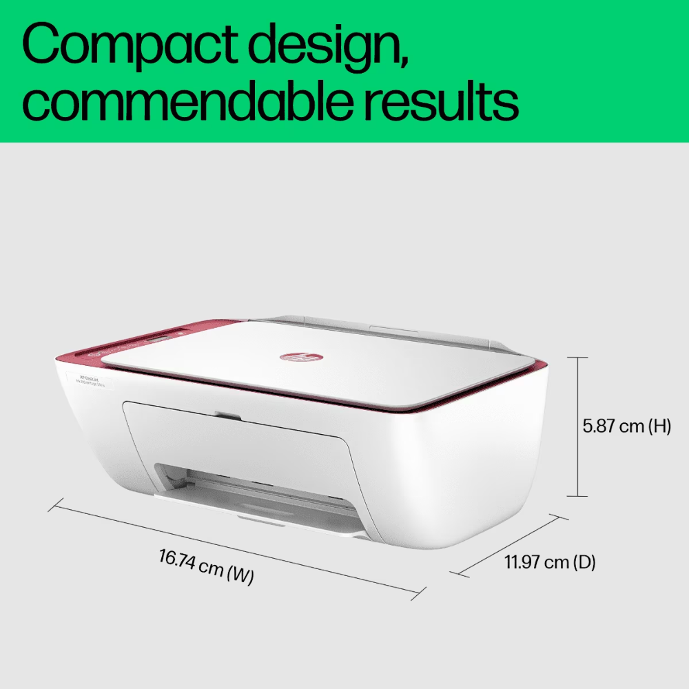 HP DeskJet Ink Advantage Ultra 4929 (60K34B) – All-in-One Printer with Wi-Fi, Copy, Scan, Print, High Yield Ink - Side View