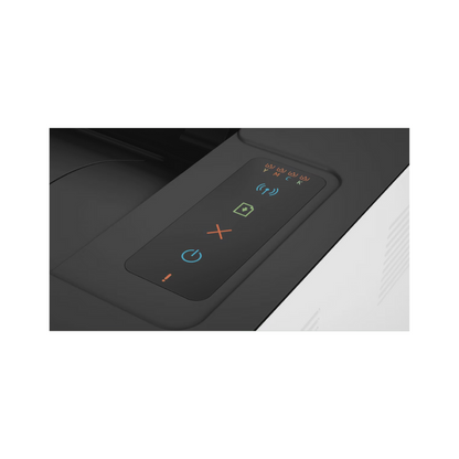HP Color Laser 150nw (4ZB95A) – Entry Level Color Laser Printer with Network & Wi-Fi, 1 Year Warranty - Button View