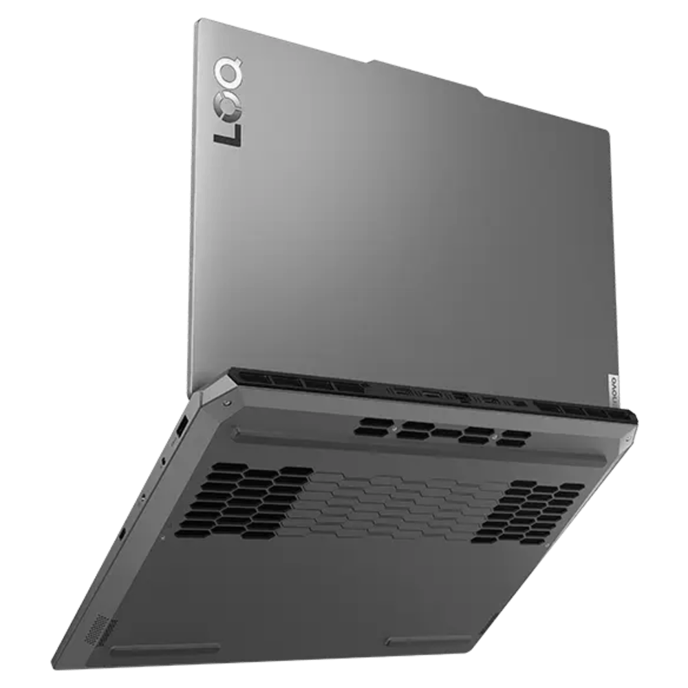 Lenovo LOQ Gaming Laptop 83GS00PJIN – Intel Core i5-12450HX, RTX 3050 6GB, 16GB RAM, 512GB SSD, 15.6" FHD 144Hz, Windows 11, Luna Grey - back view