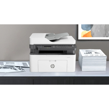 HP Laser MFP 1188fnw (715A5A) – All-in-One Monochrome Laser Printer with Fax, Network & Wi-Fi, ADF, Print/Scan/Copy, 1 Year Warranty - With Background 