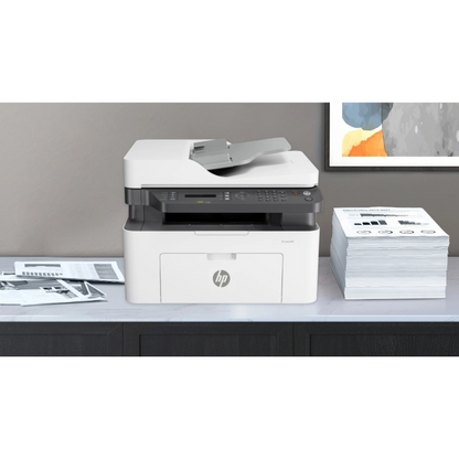HP Laser MFP 1188fnw (715A5A) – All-in-One Monochrome Laser Printer with Fax, Network & Wi-Fi, ADF, Print/Scan/Copy, 1 Year Warranty - With Background 