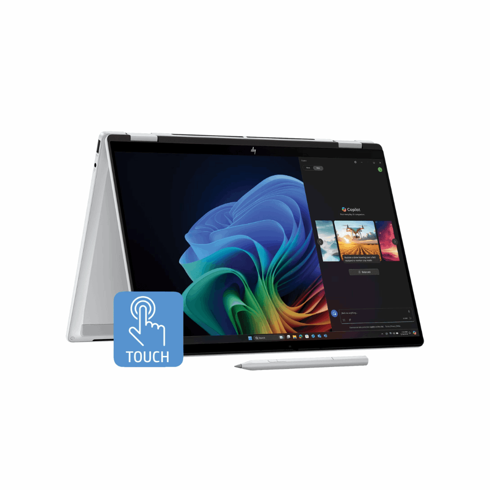HP Omnibook X Flip 14" touchscreen laptop – available at Supreme Computers, trusted HP Dealer in Chennai