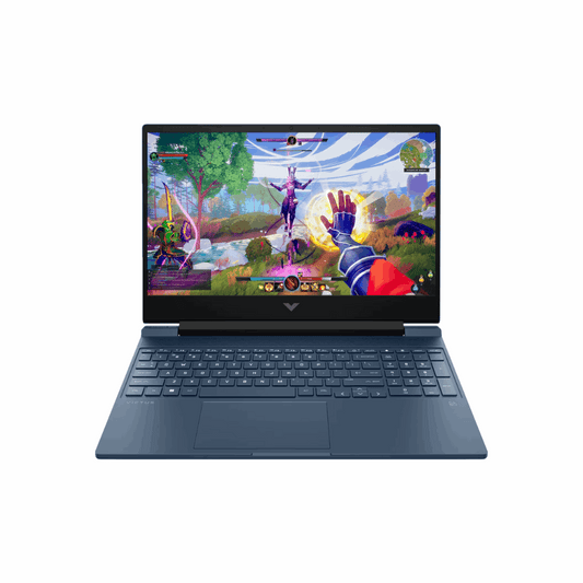 HP Victus Gaming Laptop 15-fa2191TX – 15.6" FHD IPS 144Hz, 16GB RAM, 512GB SSD, RTX 3050A 4GB, Win 11, MS Office 2024, Backlit KB, Performance Blue
