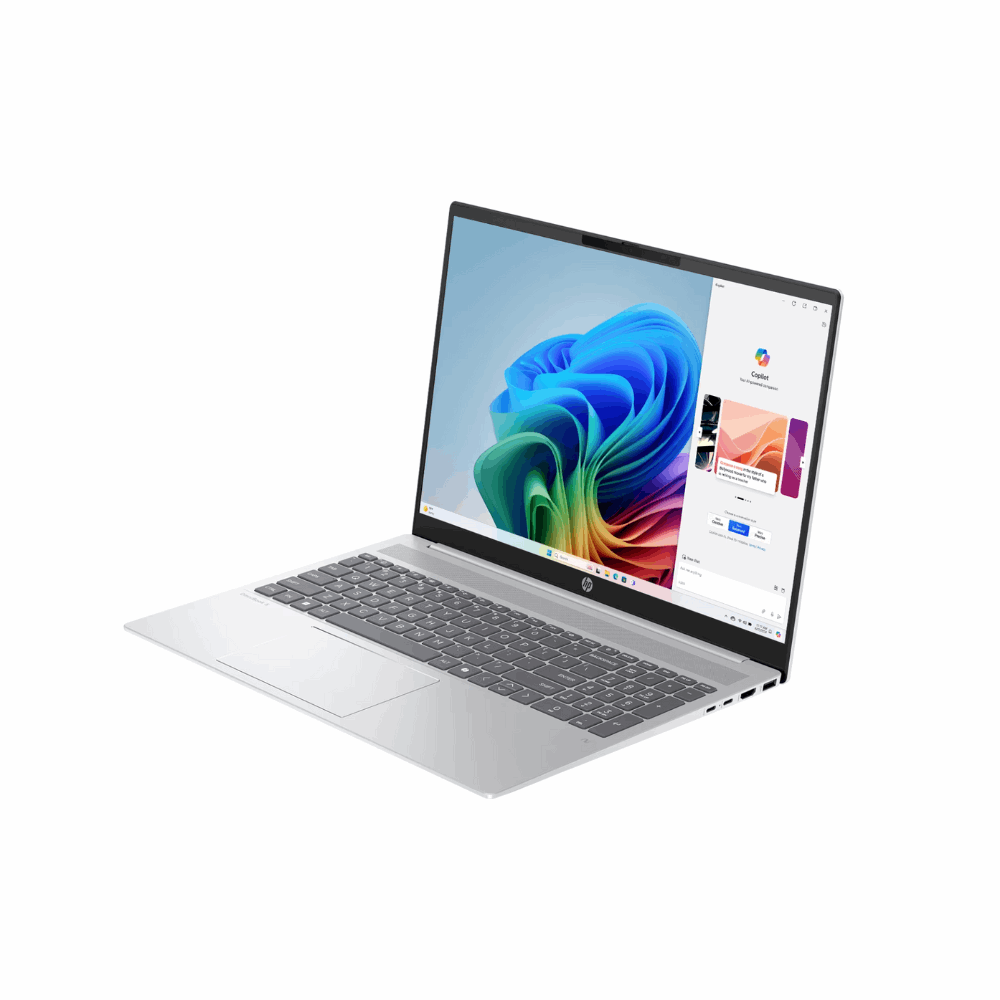 HP OmniBook 5 AMD Ryzen AI 7 350 16-ag1048AU Laptop – 16" 2K IPS, 16GB LPDDR5X, 512GB SSD, Radeon 860M, Win 11 Copilot+, MS Office 2024, Backlit KB, IR Camera, Glacier Silver