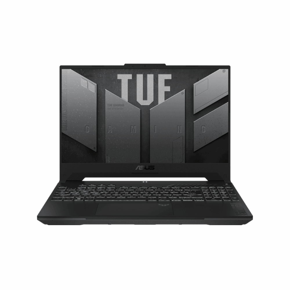 ASUS TUF Gaming A15 FA506NCG-HN200WS – AMD Ryzen 7 7445HS, RTX 3050 4GB, 16GB DDR5, 512GB SSD, 15.6" FHD 144Hz, Win 11, 1 Year Warranty - Front View