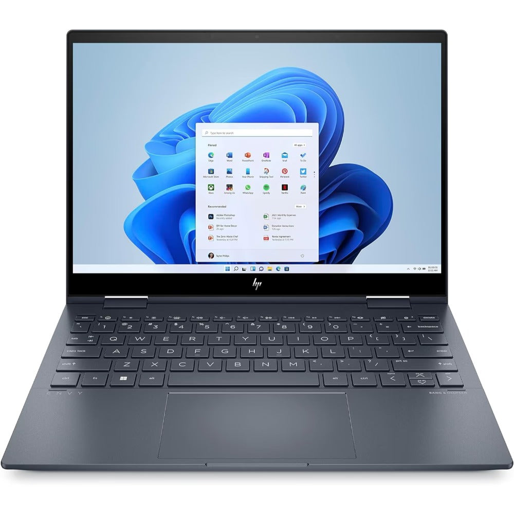 HP Envy x360 14-fc0105TU – Ultra 5, 14" FHD Touch, 16GB, 512GB SSD, Win 10, 1 Year Warranty - Front view