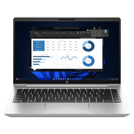 Refurbished HP ProBook 650 G8 – i5 11th Gen, 15.6" FHD, 16GB, 512GB SSD, Win 10 Pro, Silver, 3 Yr Warranty - front view
