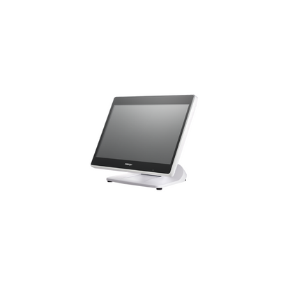 Posiflex PS-3616 G2 (W) – 15.6" Touch POS, 4GB RAM, 128GB SSD, White, No OS, 3 Years Onsite Warranty - Side View