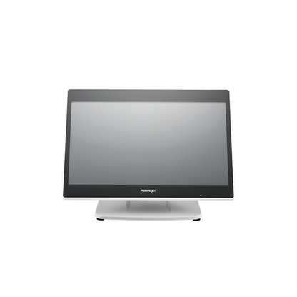 Posiflex PS-3616 G2 (W) – 15.6" Touch POS, 4GB RAM, 128GB SSD, White, No OS, 3 Years Onsite Warranty - Front View