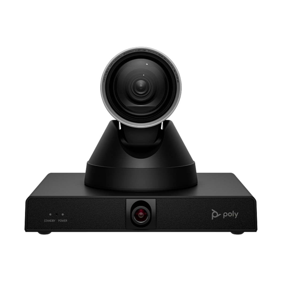 Poly Studio E60 Smart Mechanical PTZ 4K Conference Camera (9W1A6AA) – 12x Optical Zoom, USB, Presenter Tracking -front view