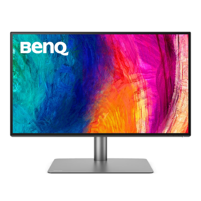 BenQ Creative Pro PD3225U 32” 4K IPS Black Professional Designer Monitor – 98% P3, Thunderbolt 4, 85W USB-C - front view