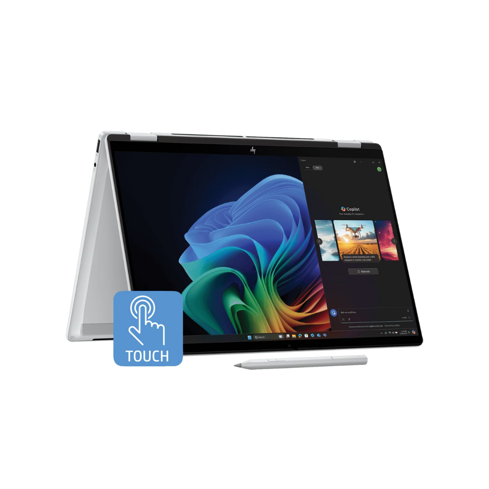 HP Omnibook X Flip 14" touchscreen laptop – available at Supreme Computers, trusted HP Dealer in Chennai
