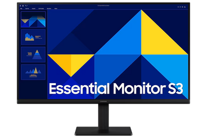 Samsung 27-Inch FHD IPS Monitor (LS27D300GAWXXL) – 100Hz, HDMI, VGA, 3-Sided Borderless, 3 Year Warranty - front view