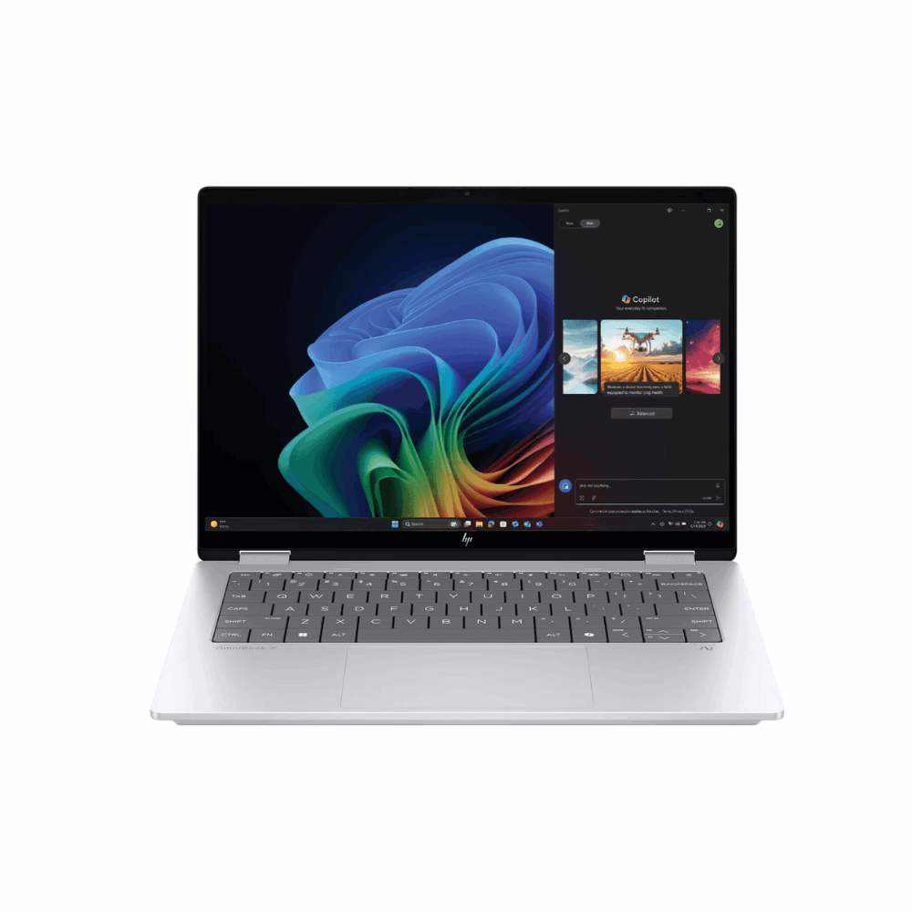 HP Omnibook X Flip 14" touchscreen laptop – available at Supreme Computers, trusted HP Dealer in Chennai